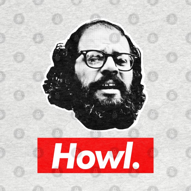 Allen Ginsberg Howl Aesthetic Tribute Design by DankFutura